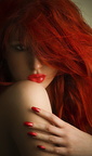 lips redhead